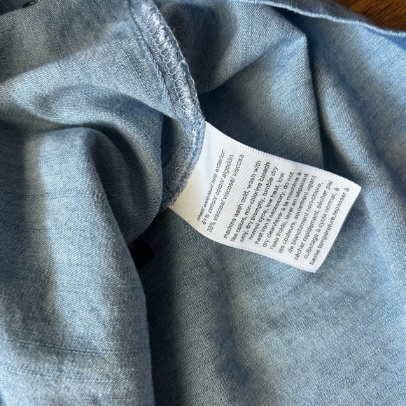 Tommy Hilfiger Classic Women’s Size Medium Denim Dress With Logo - Picture 5 of 7